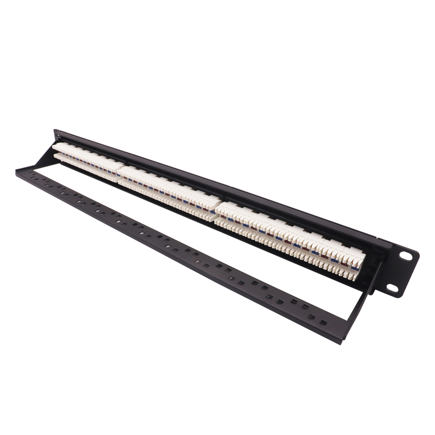 Cat 5e.1U 24-Ports Unshielded RJ45 Patch Panel