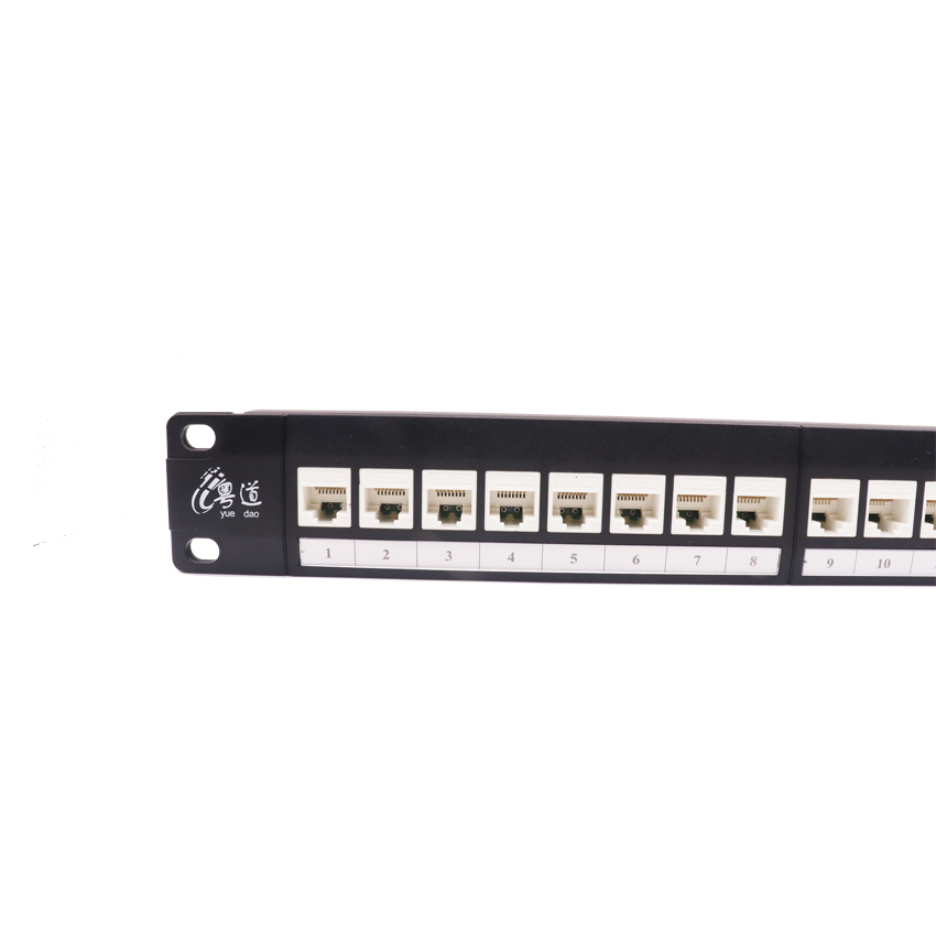 Cat 5e.1U 24-Ports Unshielded RJ45 Patch Panel