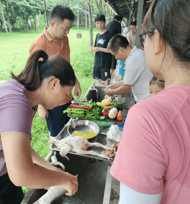 teamwork cooking
