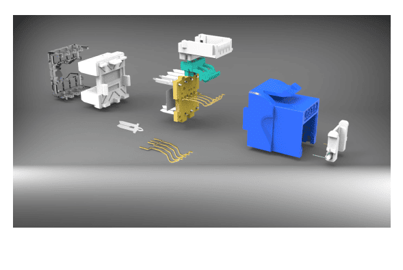 network modules with LED details design or structure scheme