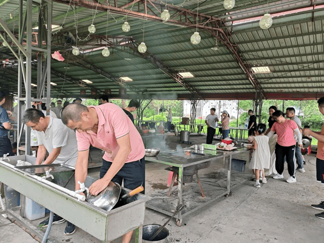 preparing chinese cook